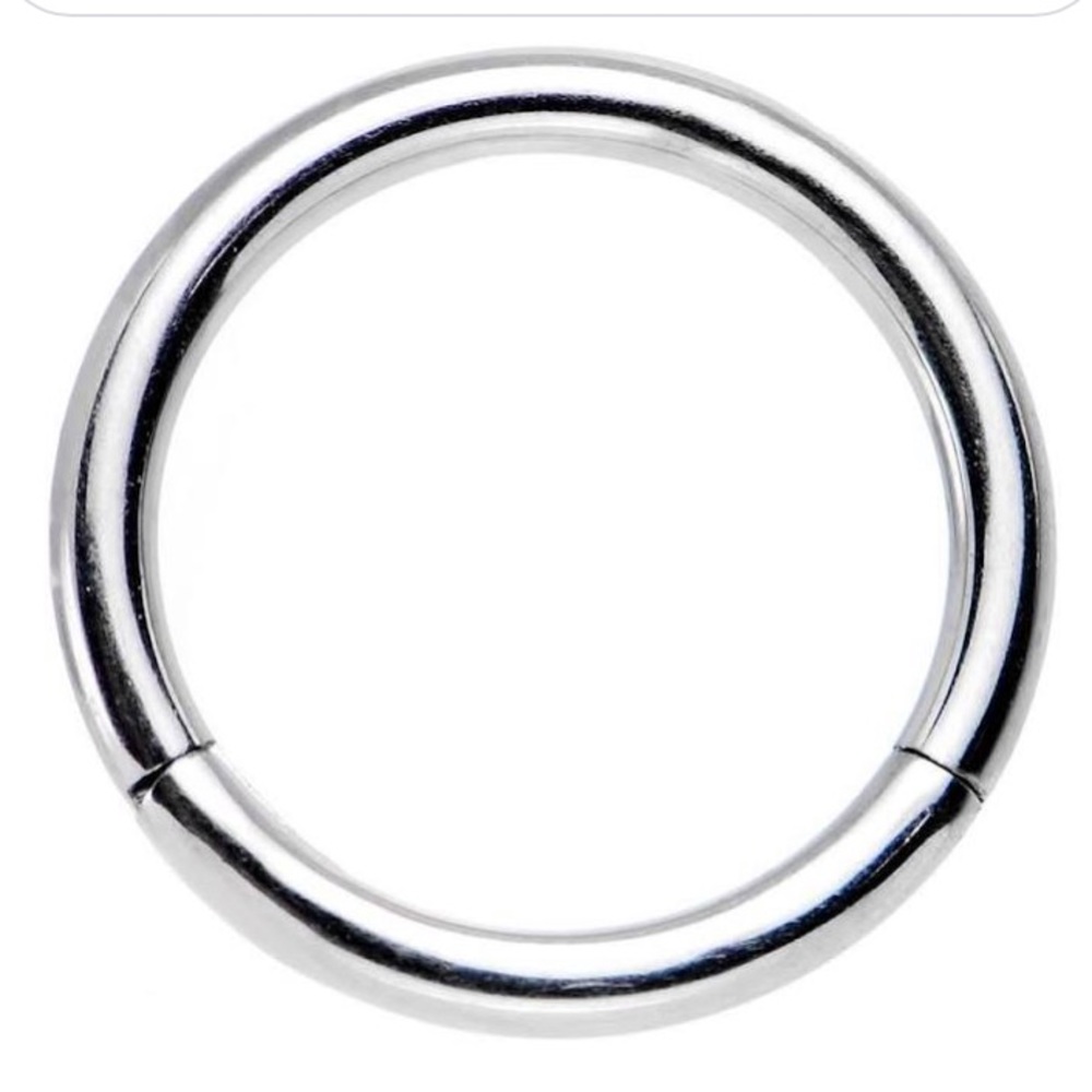 Hinged 16G Surgical Stainless Steel Hoop